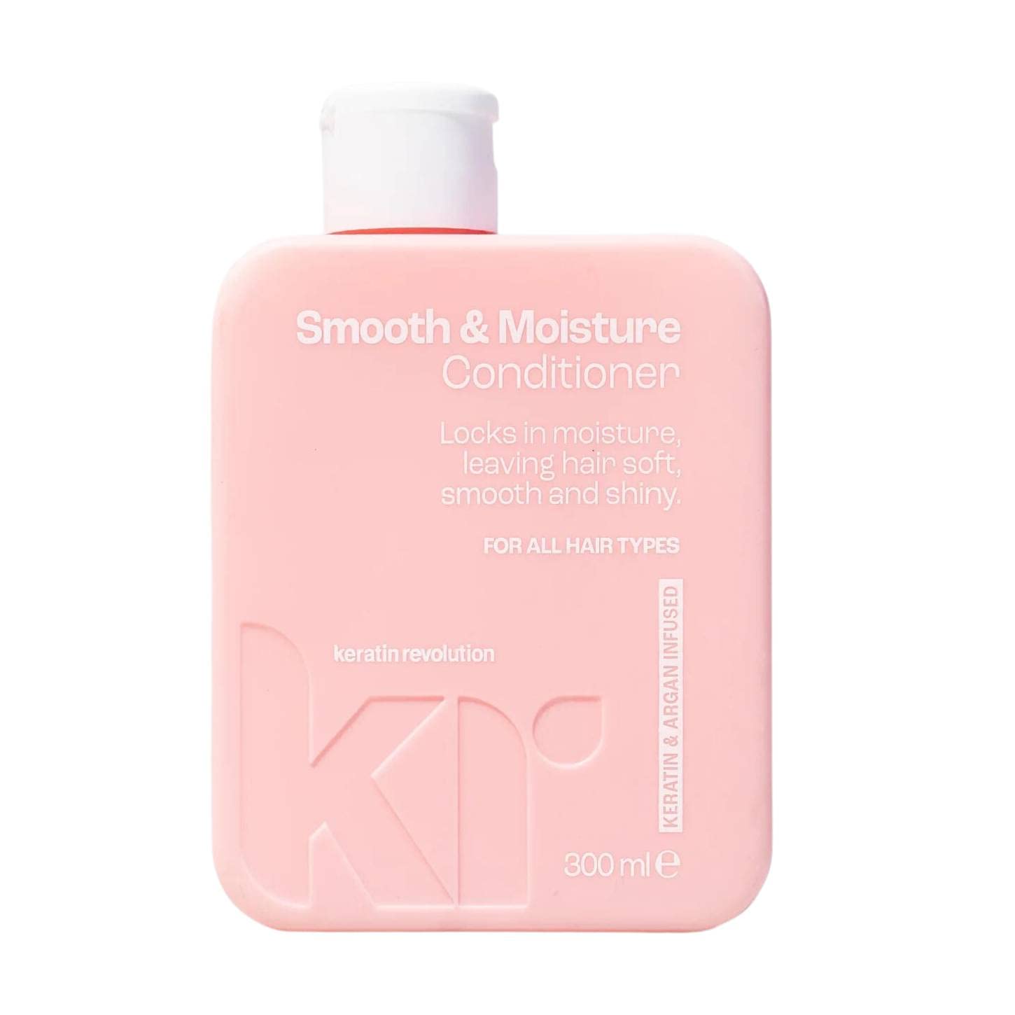 Keratin Revolution Smooth & Moisture Conditioner 300ml, Hydrating, Sulfate-Free Hair Conditioner with Keratin