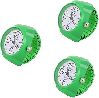 1 Peça Relógio Feminino Anéis Digitais Pequenos Relógios Casuais Relógios De Anel Exclusivos Para Homens Relógios De Anel Anel Unissex Anel Em Forma De Relógio Anel De Relógio