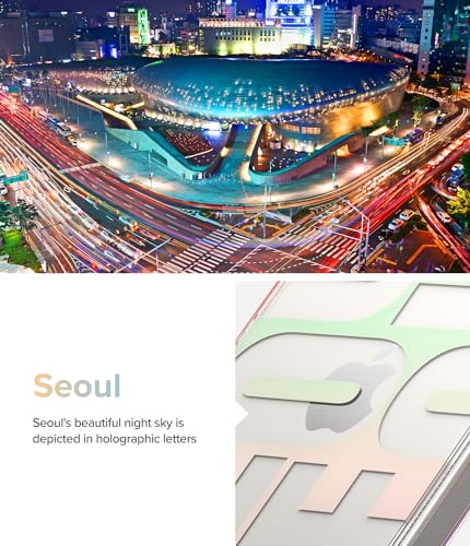 Image of Ringke Fusion Design Compatible with iPhone 15 Case Cover Hard Graphic Designed Back Soft Flexible TPU Bumper Scratch Resistant Natural Form iPhone 15 Back Cover - Seoul
