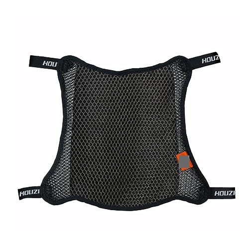 Housse siège moto respirante coussin de siège anti-dérapant tapis de selle cyclomoteur