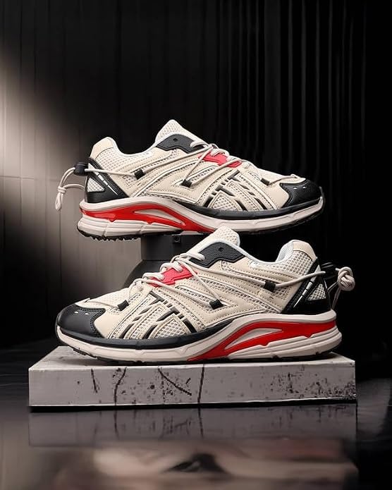 Image of Bacca Bucci x Discovery Vulcan Men's Outdoor Lifestyle Sneakers | Breathable Mesh Upper | Speed Lacing System | Cushioned EVA Midsole