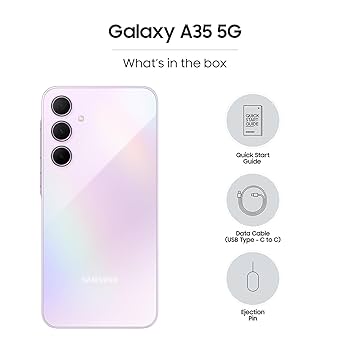 SAMSUNG - 【SIMフリー】Galaxy A35 5G 8/128 ライラック【新品】 Samsung Galaxy A35 5G Mobile, 128GB, Dual-SIM, Unlocked