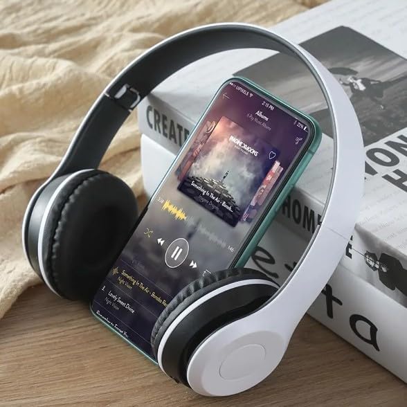 المميز - سماعة رأس بلوتوث لاسلكية، سماعة ستيريو فوق الأذن للمو... - view 2