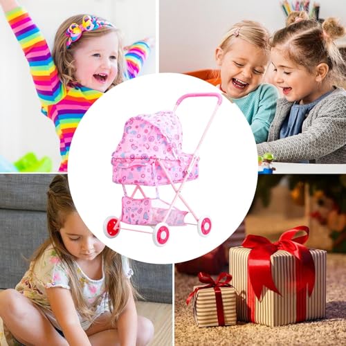 Poussette jouet pour bébé : la mini poussette d'imitation pour des balades comme maman