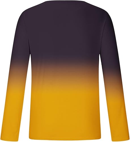 Miniatura 5 de Camiseta de manga larga con cuello redondo para hombre, estilo casual, ligera, ligera, ajustada, para entrenamiento muscular