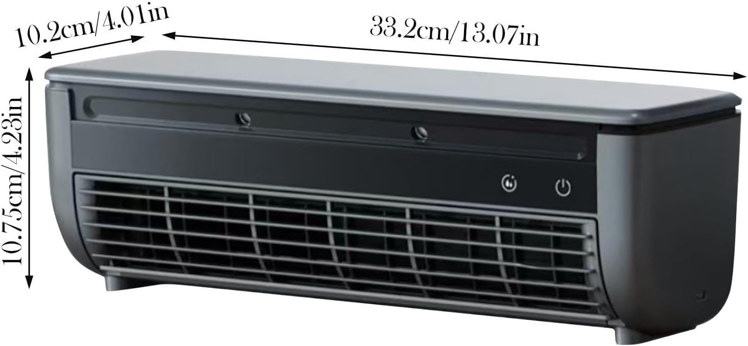 Wand Klimaanlage Ohne Außengerät, 4-in-1 Tragbare Mit Kühlung & Nebel & Kabellosem Laden, Leise & Energieeffizient, Keine Bohrung, Einfache Montage Für Küche