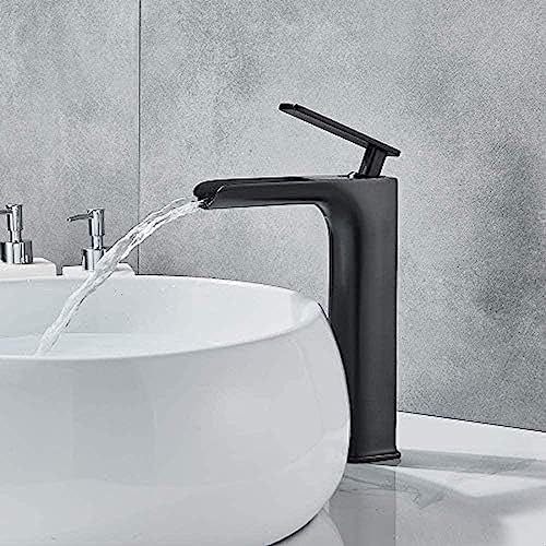 Robinet de lavabo cascade bronze noir pour créer un espace bien-être