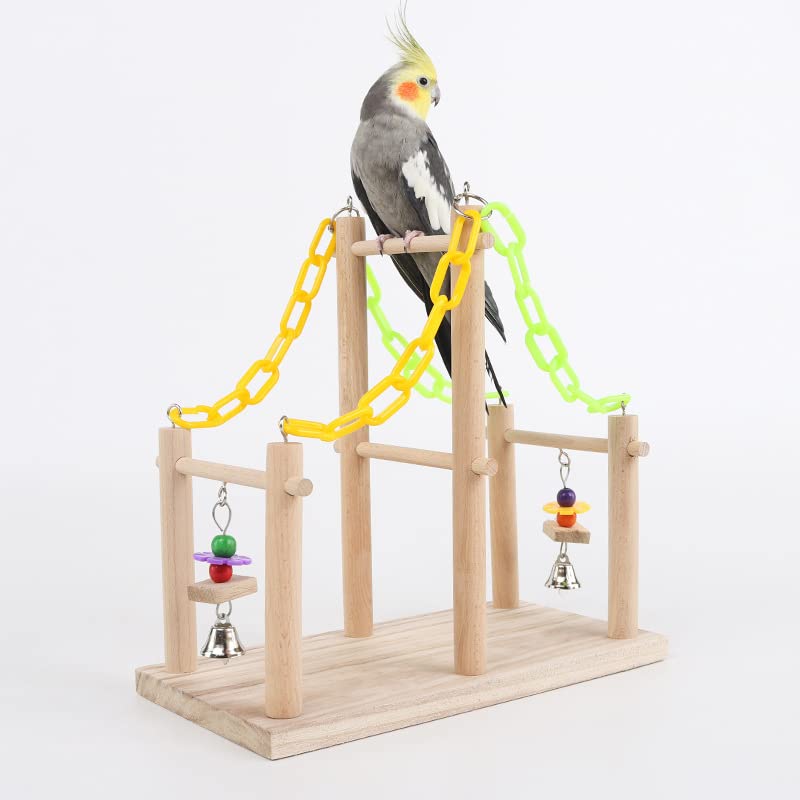 Percha para pájaros Escalera de Escalada Divertida, Red Loros, Marco, mil Anillos, Escalera Nubes, Puente Colgante, Juguete for pájaros