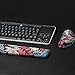 LIZIMANDU Memory Foam Non Slip Keyboard Wrist Rest Pad and Mouse Wrist Rest Support - Durable & Comfortable & Lightweight for Easy Typing & Pain Relief(Maple Black)