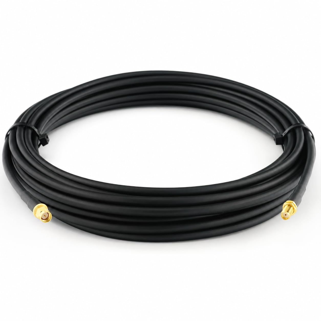25m SMA Male do SMA Female kabel koncentryczny UHF RG8X — przedłużacz koncentryczny SMA 50 Ohm — do radia HAM, anteny 4G 5G, ADS-B, GPS, SDR