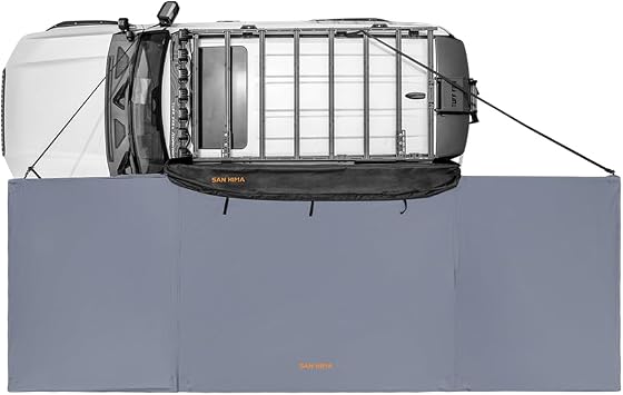 SanHima 180 Awning Free Standing, 118.4 sq.ft Vehicle Awning for SUV Truck
