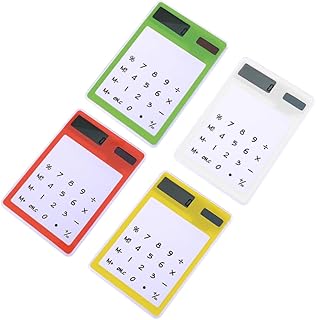 NUSITOU 4Pcs Calculadora De Tela Sensível Ao Calculadora De Estudantes Calculadora Portátil Calculadora De Tela Sensível Ao Computador De Negócios Mini Calculadora Calculadora
