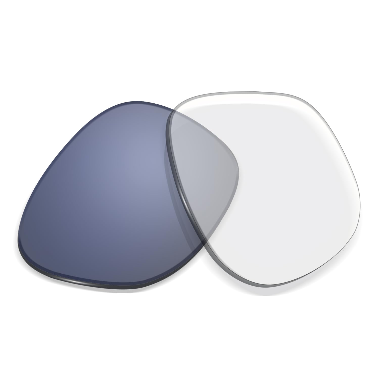 Lenti di ricambio fotocromatiche non polarizzate per occhiali Ray-Ban Meta Wayfarer Gen1 RW4006 Gen2 RW4012 da 50 mm