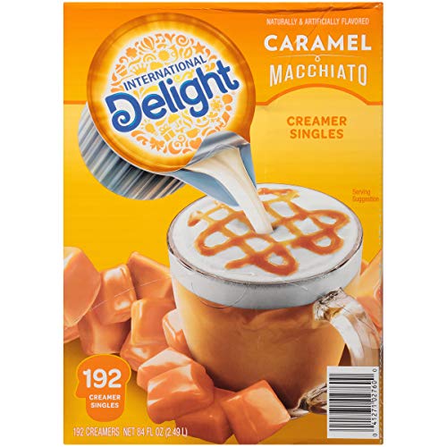 International Delight Coffee Creamer Singles, Caramel Macchiato, 192 Count - Thumbnail 4