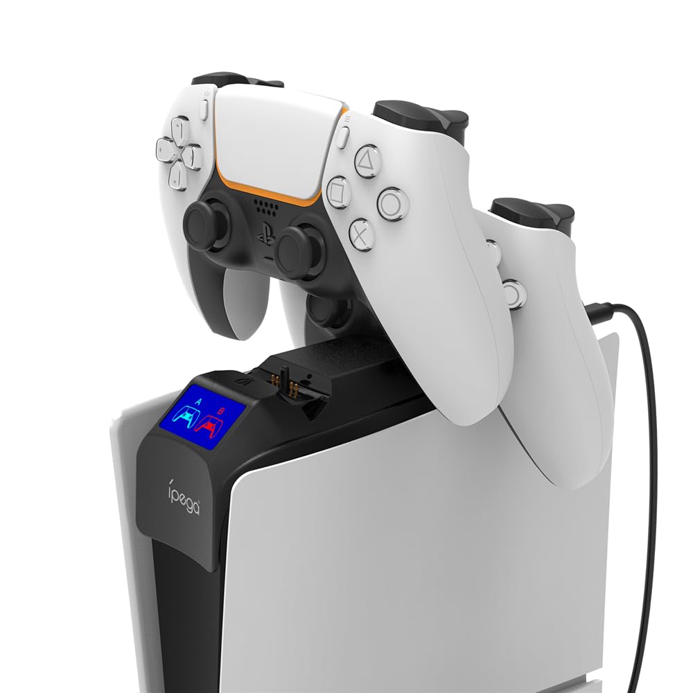 Amazon.co.jp: for PS5 SLIMコントローラー 充電スタンド 本体上部に 