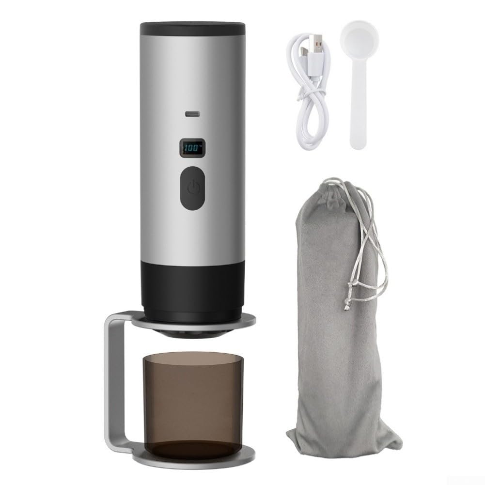 Macchina per espresso portatile 3 in 1 per batteria USB-C veloce portatile