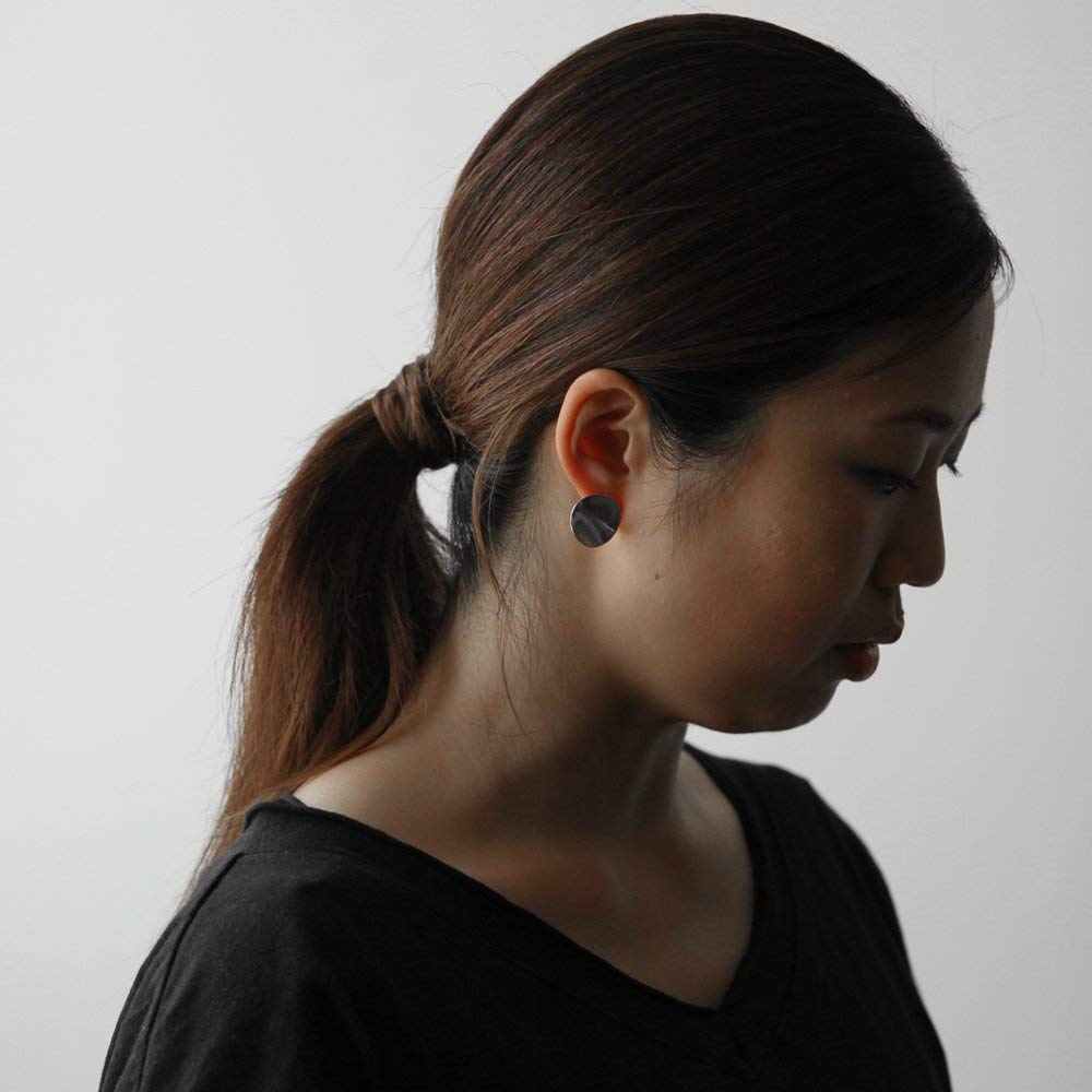 UNKNOWN. U308 シルバー フープピアス 両耳 UNKNOWN. U378 