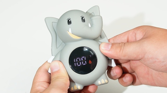 Image of Baby Bath Thermometer, with LED Display and Temperature Warning,Kids' Bathroom Safety Products, Newborn Bath Safety Toy Thermometer (Clownfish)