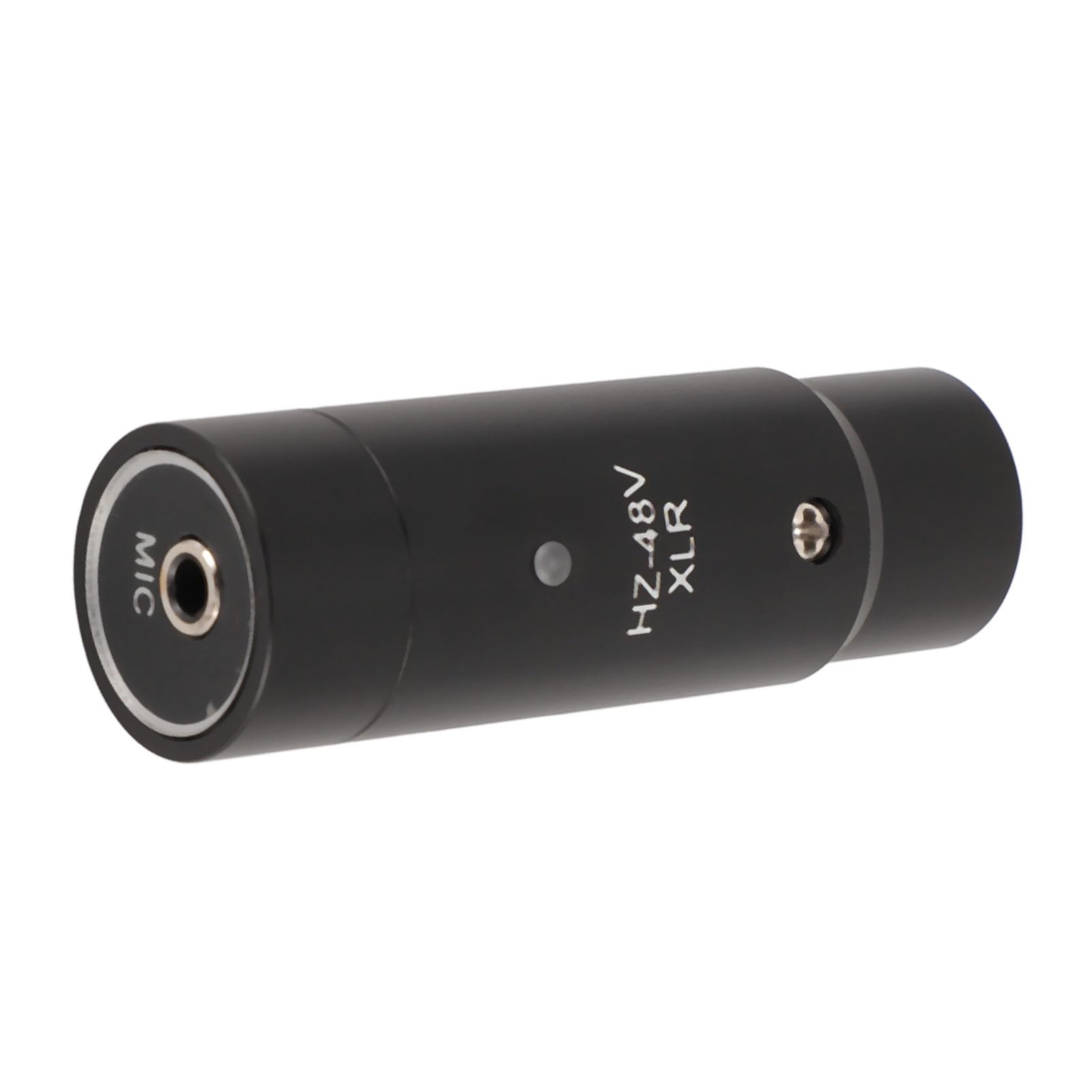 Symmetrischer Signalausgang 48 V Phantomspeisung, XLR-Stecker-Adapter für Kopfhörer, Lavalier-Mikrofone, Instrumenten-Kondensatormikrofone, Hergestellt aus Alu