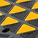 Heavy Duty Warehouse Industrial Rubber Reflective Curb Ramp