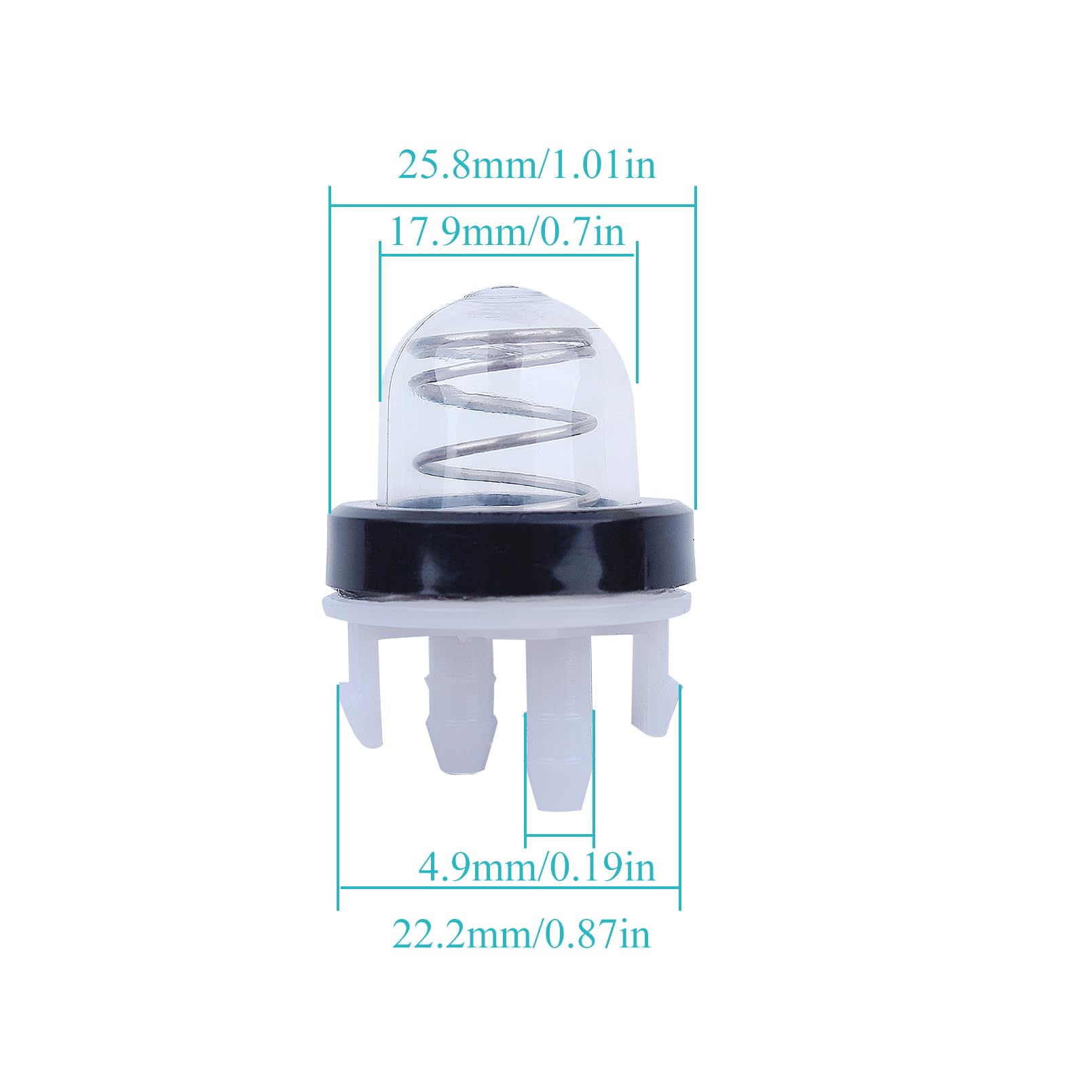 5 pièces Ampoule d'Amorce pour Stihl TS410 TS410Z TS420 TS420Z TS700 TS800 scie à béton Remplacer 42383506201