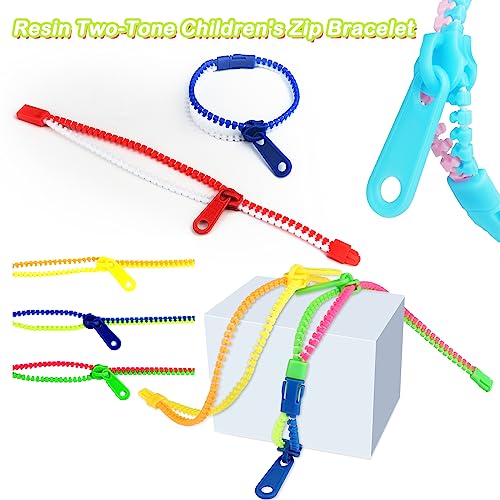 VFANDV Braccialetti con Zip in Colori Misti, 18