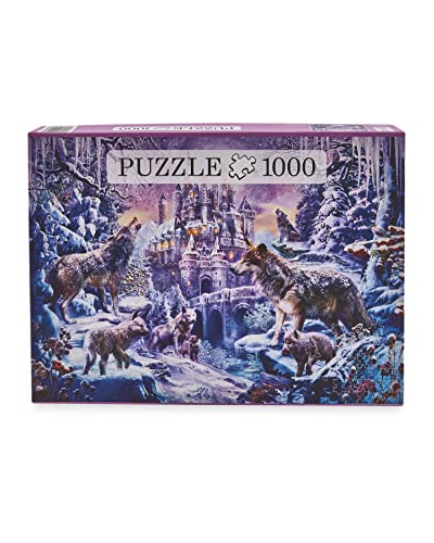 Puzzling is fun ! Artist Artic Wolf 1000 Teile Puzzle Fun Family Game