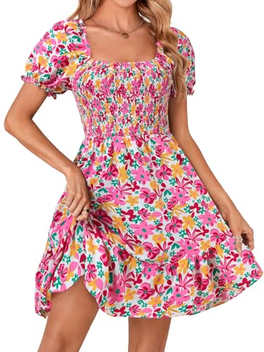 Image of Rooscier Women's Summer Boho Mini Dress