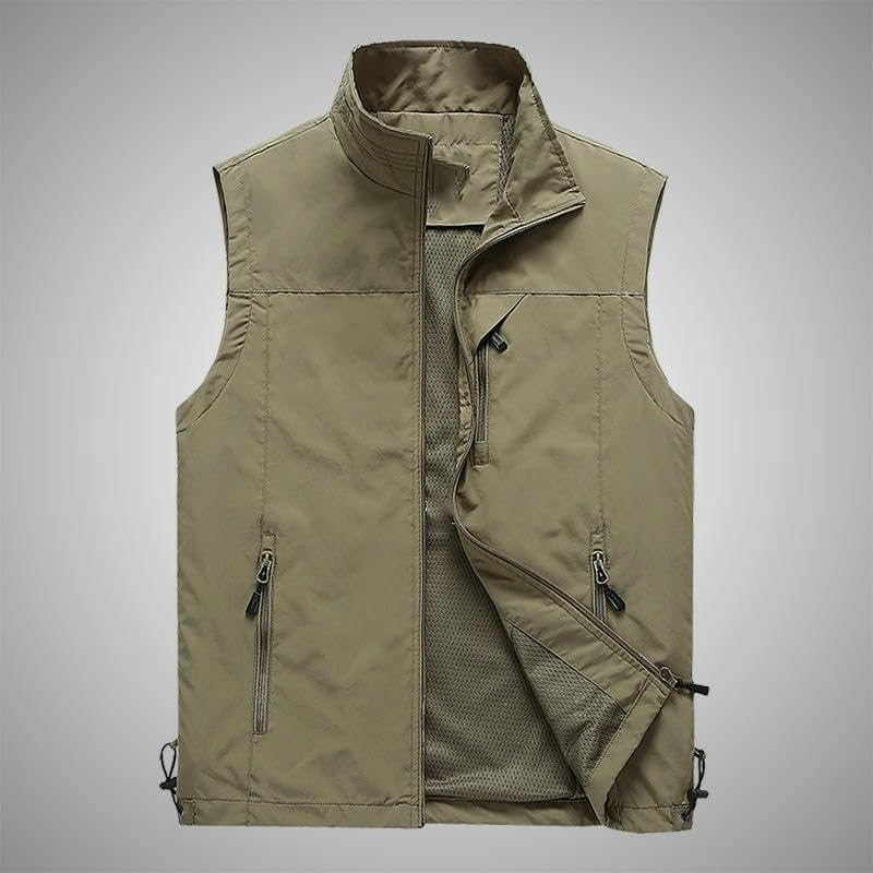 Chaleco de fotografía casual para hombre USTZFTBCL multibolsillos exterior primavera 4