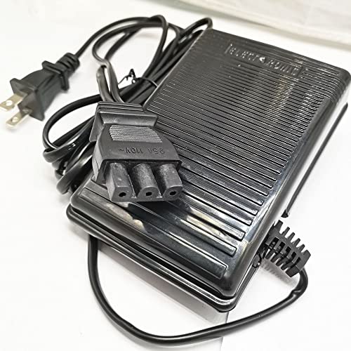 HONEYSEW Foot Control Pedal and Power Cord for Singer Sewing Machine (359102001)