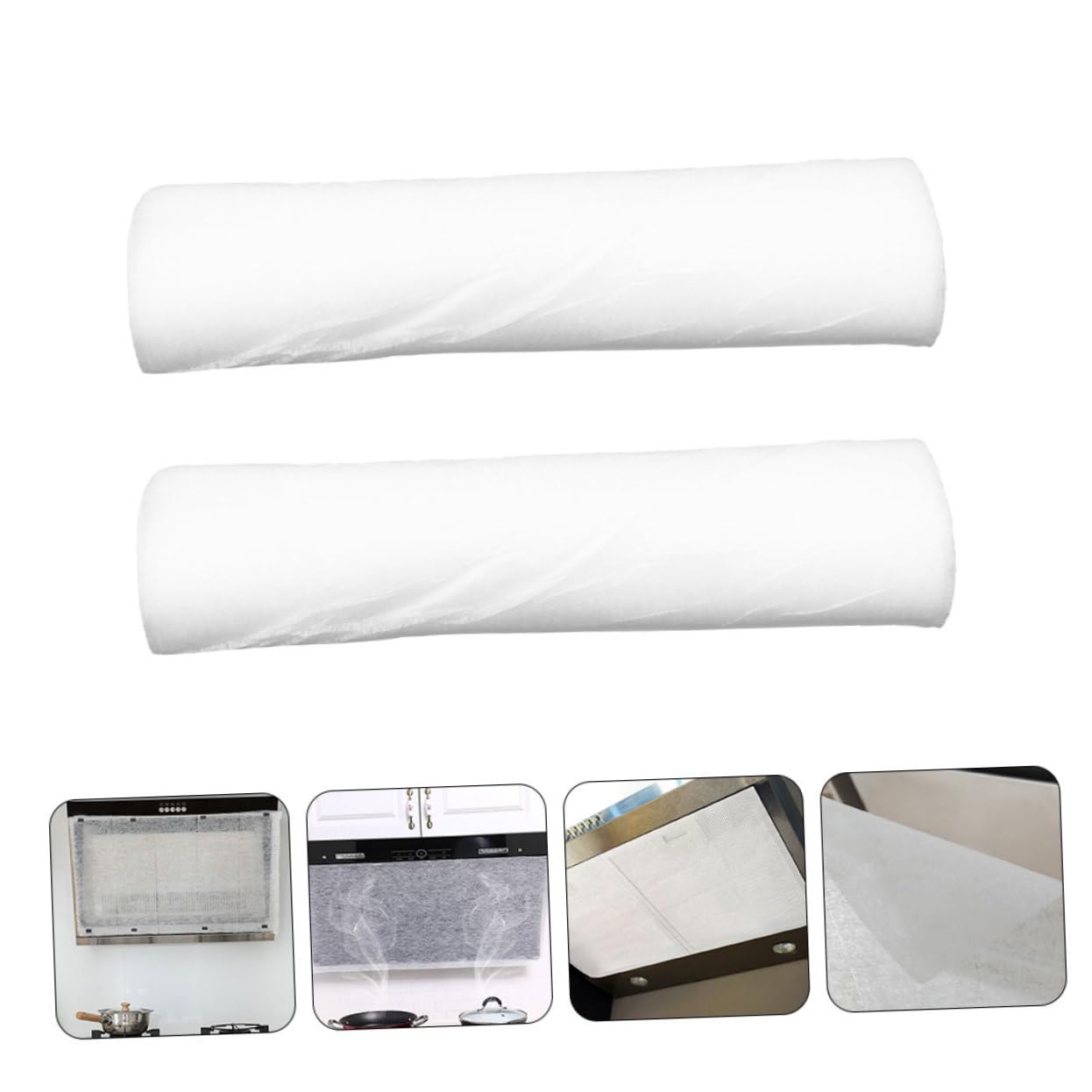 Angoily 3 Juegos Campana Extractora De Cocina Filtro De Campana Extractora Filtro De Café Gas Absorbe Aceite Papel De Para Ventilador De Cocina Extractor De Aire 2 Rollos * 3
