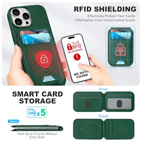 Funda iPhone 16 Pro Max de cuero PU premium con costuras reforzadas 5