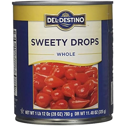 Del Destino Sweety Drop Miniature Peppers Tin, 28 Oz Cover