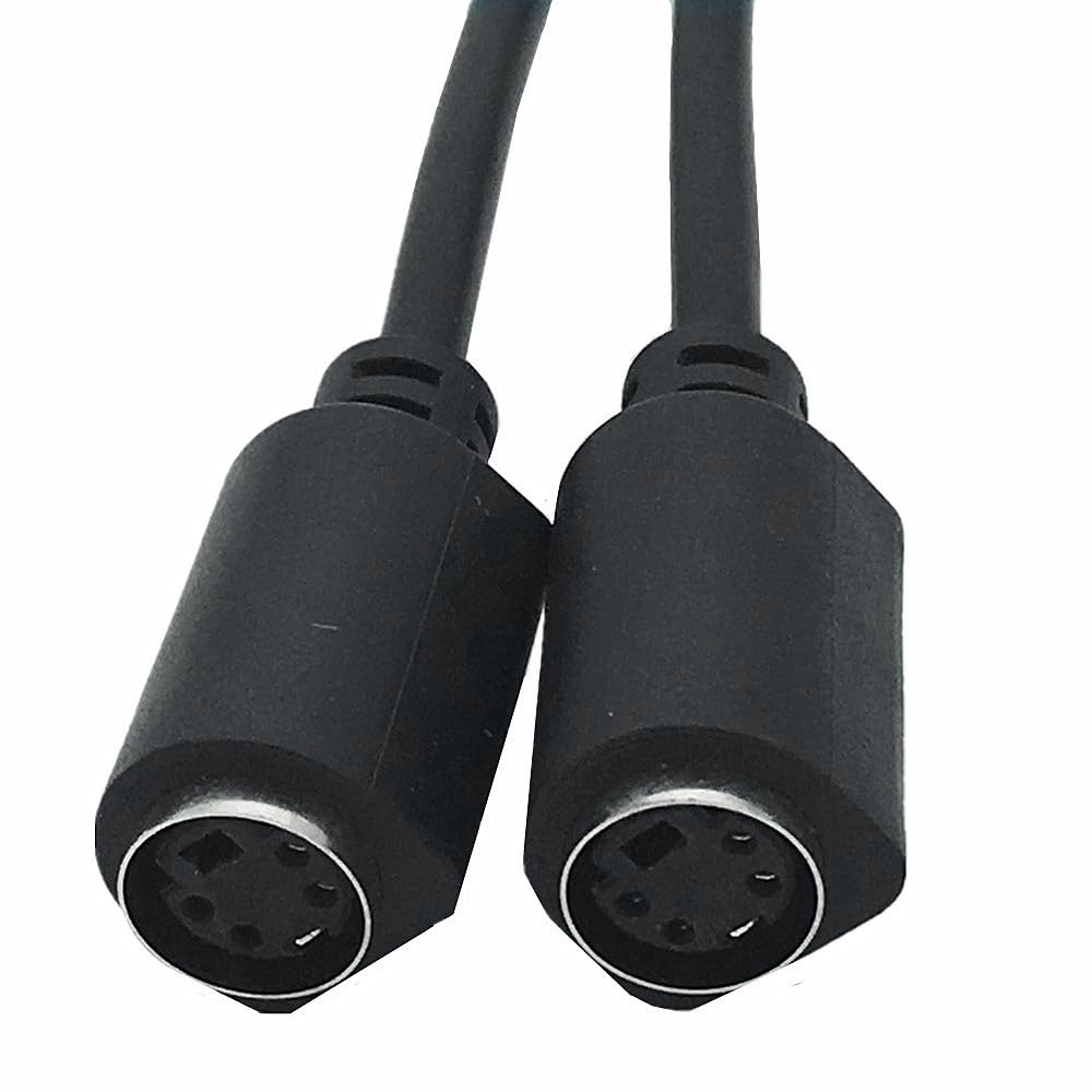 ZdyCGTime S-Video Auf 2x RCA Adapterkabel – 4-poliger Mini-DIN Auf 2x RCA, 1,5 M, Vergoldete Kontakte