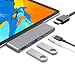 Produktbild FLYLAND USB C Hub, 5 in 1 USB C to 4K HDMI Adapter with USB3.0, USB2.0, 3.5mm Headphone Jack, PD Charging, HDMI Converter Compatible with iPad Pro 11"/12.9" 2018 & MacBook Pro 2019