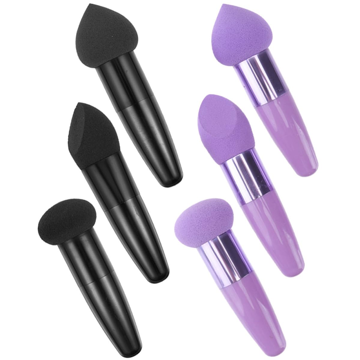 GALPADA Set de 6 Esponjas de Maquillaje en Forma de Bolígrafo, Portátiles y Delicadas, Hechas de Látex, Ideales para Uso Diario Todo Tipo de Cosméticos