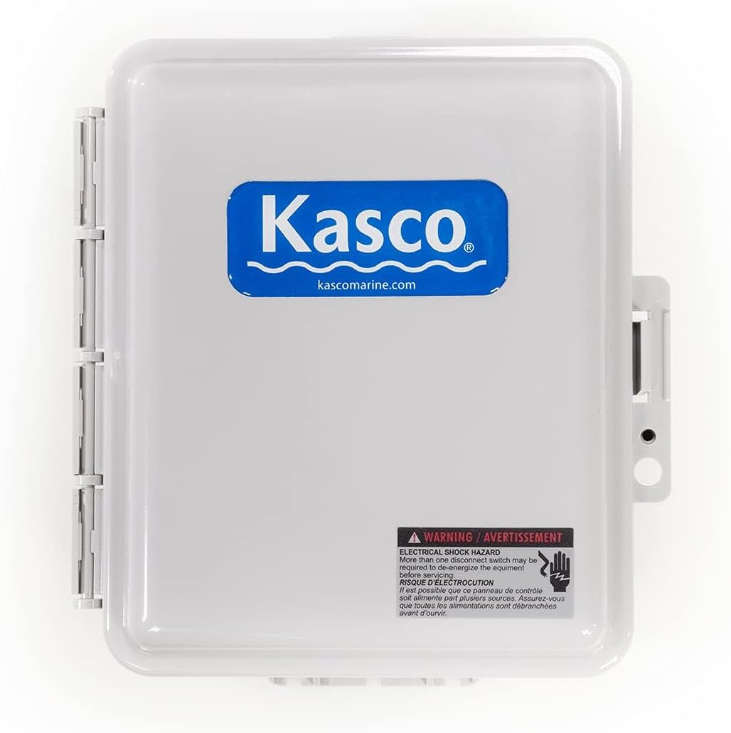 Kasco De-Icer Time & Temperature Controller C-20 - Air Temperature Thermostat and Timer | Automatically Turn On/Off 120V De-icer | Operates B/W 0-80 °F