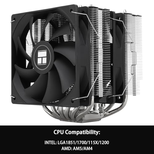 Image of Thermalright Peerless Assassin 120 SE Extrem Performance Edition CPU Cooler, Double Towers-6 Heat Pipes CPU Air Cooler, Dual Ball Bearing, 1850RPM, for AM4 /AM5,Intel lga1700 /1851(Performance Edition)