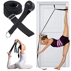 AMENKER-Leg-Stretcher-Door-Flexibility-Stretching-Leg-Strap-98ft-Door-Flexibility-Stretching-Leg-Strap-Great-Cheer-Dance-Gymnastics-Trainer-Stretching-Equipment AMENKER Leg Stretcher Door Flexibility Trainer Leg Strap, 9.8ft Door Flexibility Stretching Leg Strap Great Cheer Dance Gymnastics Trainer Stretching Equipment