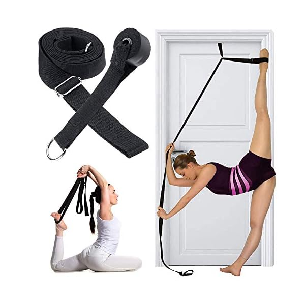 AMENKER-Leg-Stretcher-Door-Flexibility-Stretching-Leg-Strap-98ft-Door-Flexibility-Stretching-Leg-Strap-Great-Cheer-Dance-Gymnastics-Trainer-Stretching-Equipment AMENKER Leg Stretcher Door Flexibility Trainer Leg Strap, 9.8ft Door Flexibility Stretching Leg Strap Great Cheer Dance Gymnastics Trainer Stretching Equipment