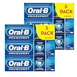 Oral-B Pro-Expert 81685626 - Dentifricio per la pulizia intensa, 24 ore, protezione contro la placca dentale, confezione da 3 x 75 ml