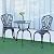 JARDIN DE CENTENNIAL 3-Piece Patio Bistro Furniture Set Cast-Aluminum Bistro Table Set for Lawn,Garden,Backyard (YILI Copper)