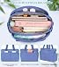 Imagen de BTNEEU Bolso Mujer Grande Bolso Bandolera Mujer Nylon Bolso Shopper Impermeable Bolsos Tote Bag Multiples Bolsillos Bolso de Hombro con Correa Desmontable Bolso para Portatil Viaje Trabajo