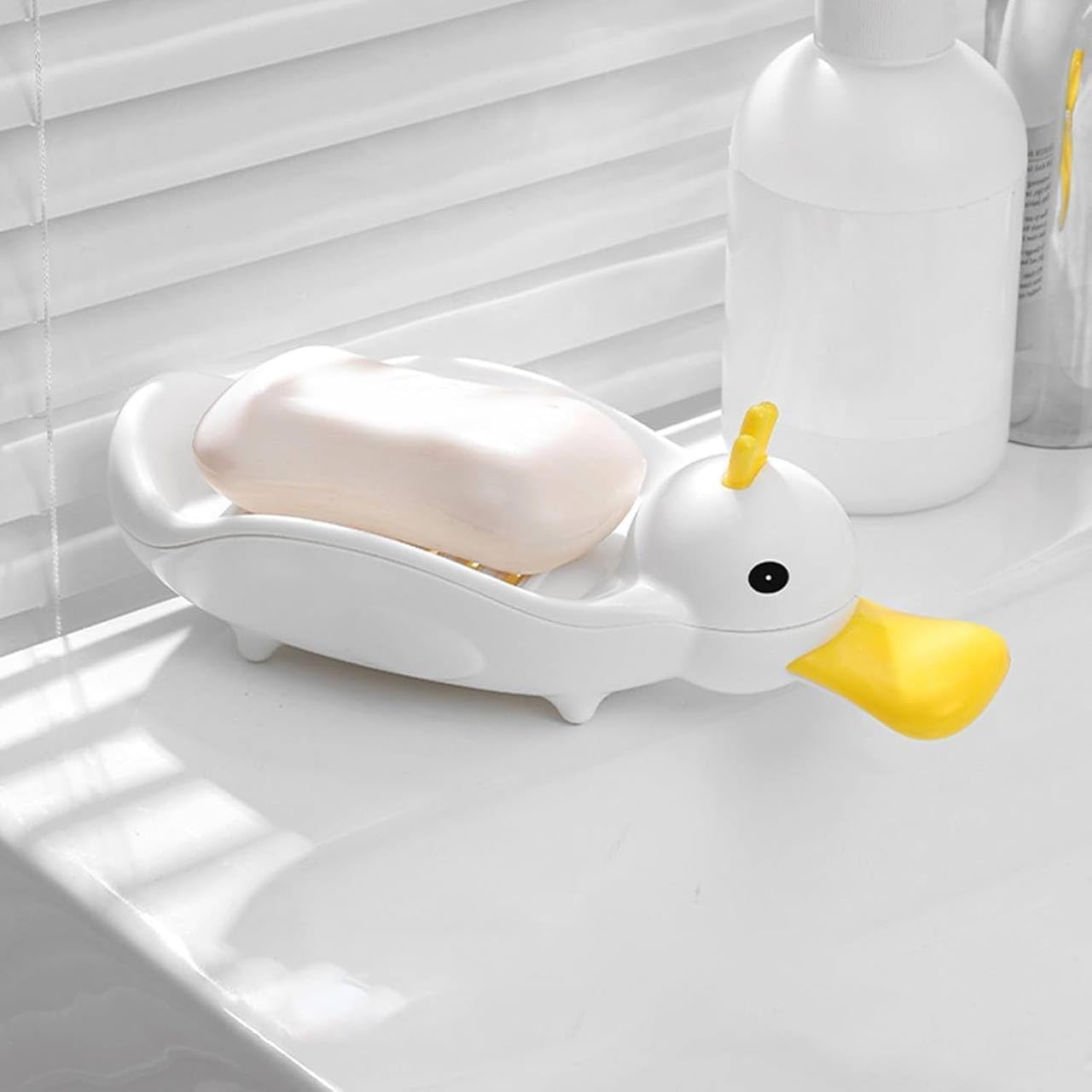 Cute Duck Soap Dish Self Draining Soap Holder Soap Tray Shower Soap Box for Home Bathroom Tub Kitchen Sink Home Kitchen Wash Basin Shower Sink Bathroom Storage Organizer (B0DG2KTJBW) Amazon Price History, Amazon Price Tracker