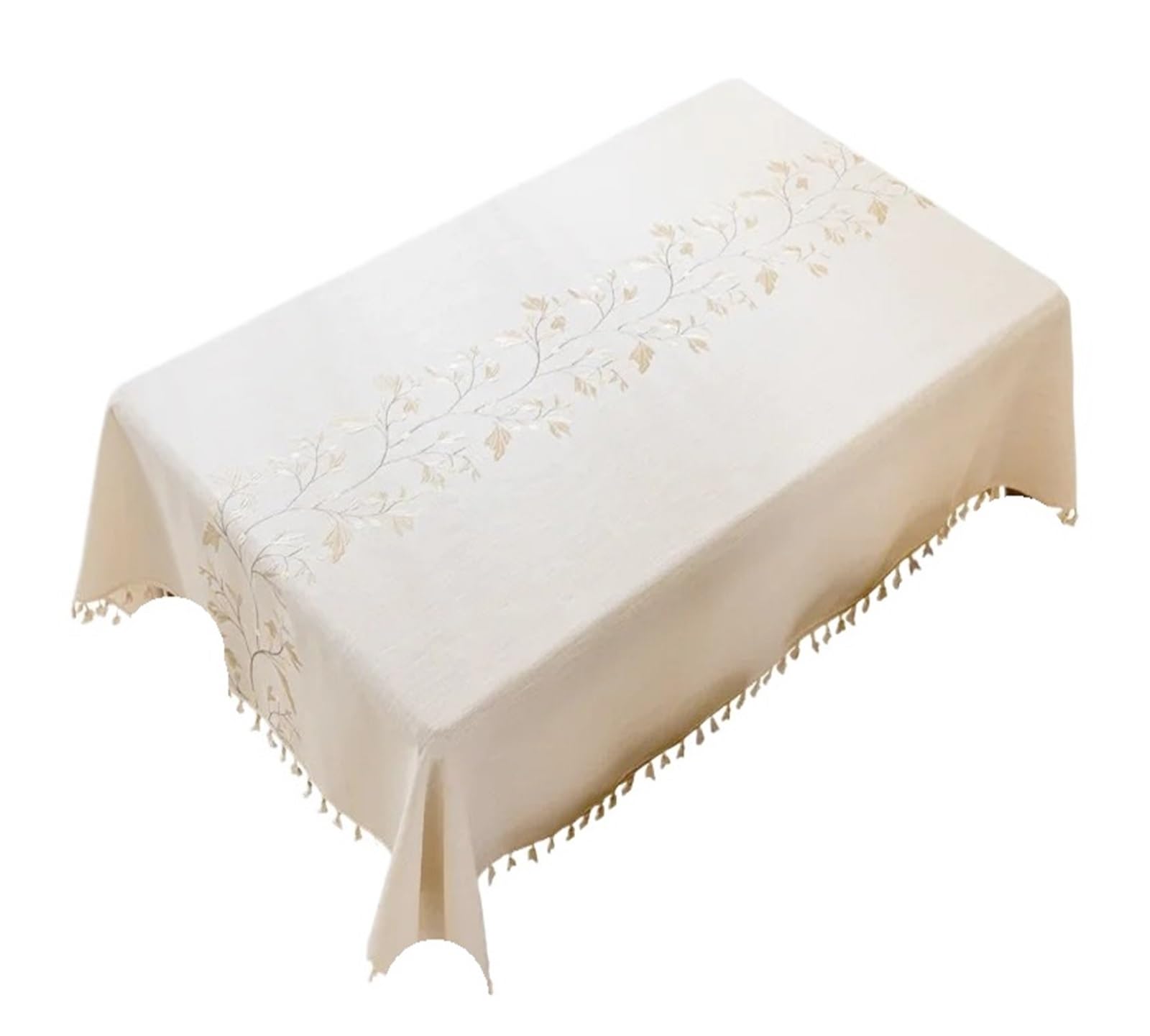 Nodrest 1pc Cotton And Linen Tablecloth Waterproof And Dust-Proof For Kitchen And Dining Table Decoration(0,60x60cm)