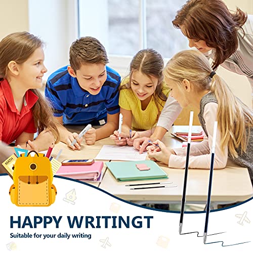 Dianelhall 24 Pieces Gel Ink Refill Fits Retractable Pens Refill Replacement, Medium Tip Point 0.7 Mm, Black Ink Refill, 115 Mm Long (Black) #TOP5