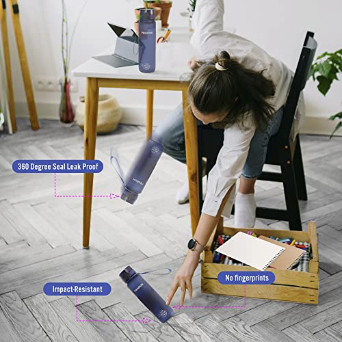 PROIRON-32OZ-Water-Bottle-Leak-Proof-Drink-Bottle-BPA-Free-USA-Tritan-Material-Gym-Bottle-with-Protein-Shaker-Flip-Top-Lid-Removable-Strainer-for-Fitness-Cycling-Gym-Camping