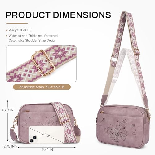 Crossbody Purse for Women Vegan Leather Small Crossbody Bags with Adjustable Strap Multiple Pockets 5