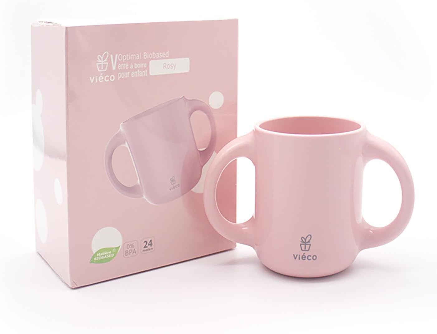 Business Walrus Toddler Cup with Handle Made from Bio-Based Materials, Training Cups for Toddlers Aged 1-3, BPA-Free Baby Cup Featuring a Child-Friendly Design, Crafted from Eco-Friendly, Sustainable