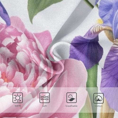 Fun Toddler Girls Underwear 2t Cotton Little Girl Panties Flowers Colorful Pink Purple Floral Undies Kids Briefs3